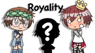 Royality meet their future child | sander Sides | Gacha life