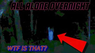 (Apperation Caught on Camera) ALONE in HAUNTED FOREST 3am Overnight “REAL GHOST SEEN”