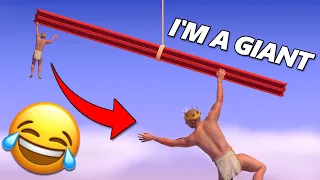 I Became a Giant in A Difficult Game About Climbing