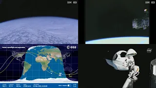 Docking - LIVE Space X Crew Dragon Demo Mission 1 ISS Approach And Docking