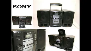 SONY CFD-Z120 CD Radio FM AM Cassette Tape Recorder Boombox