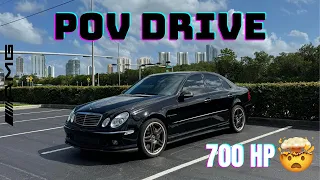 Tuned E55 AMG POV Drive!