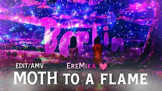 Moth To a Flame x After hours |GALAXY 🌟 Eren and Mikasa EDIT/AMV EreMika 💓