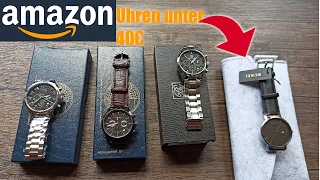 4 GÜNSTIGE Uhren für unter 40€ | Uhrenvergleich