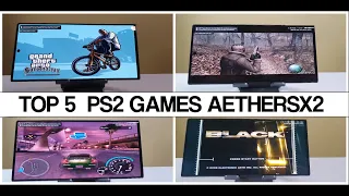 TOP 5 PS2 Games for Android with AetherSX2 Emulator 2023 I Samsung S23 Ultra I Snapdragon 8 Gen 2