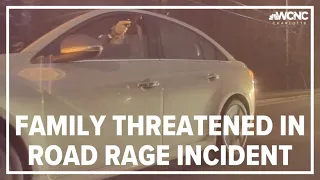 Video shows Charlotte driver brandishing gun in road rage incident