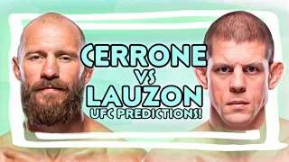 Donald 'Cowboy" Cerrone VS Joe Lauzon UFC Fight Predictions!
