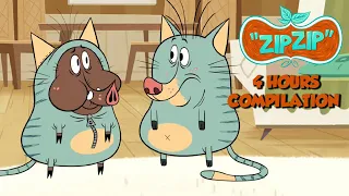 Sam or Tom ? | Zip Zip | 4 hours COMPILATION - Season 2 | Cartoon for kids