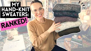 I ranked my hand-knit sweaters! 🧶 #knittingpodcast