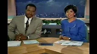 KCBS TV Channel 2 Action News Weekend Report 5pm Los Angeles July 6, 1991