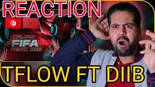 tflow - fifa - feat @diib (reaction) | (ردة فعل تونسي) | rap 2022