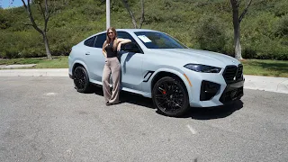 New 2024 BMW X6M Review in Brooklyn Grey / 22" M Wheels / Exhaust Sound / BMW Test Drive Review