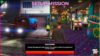 Arcade Equipment Setup Mission | The Diamond Casino Heist Setup | Eight-Bit Arcade | GTA Online PC