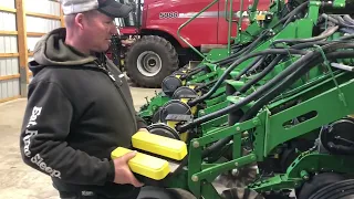 Setting seed depth on the planter