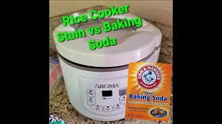 Baking Soda Restoration - Rice Cooker 🍚