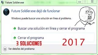 Como solucionar el problema "el programa.exe dejo de funcionar 3 maneras 2020