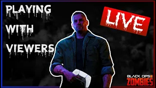 PLAYING BO3 ZOMBIES LIVE - COME JOIN UP (PS4/PS5) PLAYING ORIGINS  WITH VIEWERS