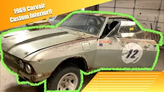 Getting the interior on my Chevy Corvair finished up! (1969 Chevy Corvair/s10 chassis swap Part 17)