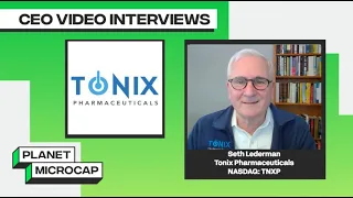 Tonix Pharmaceuticals Talks Focus on Filing New Drug Application of Tonmya1 for Fibromyalgia