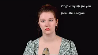 I'd give my life for you, from Miss Saigon (Lyric Video)