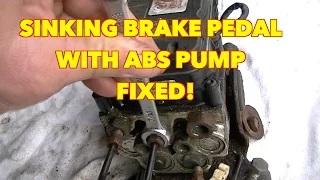 How I removed my ABS PUMP Sinking Brake Pedal~! Expedition