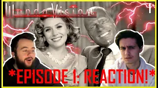 WandaVision - EPISODE 1: Filmed Before a Live Studio Audience *REACTION*│First Time Watching