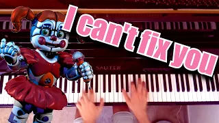 I Can't Fix You - Five Nights at Freddy's Sister Location Song (FNAFSL) | Piano Cover