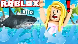 CZY PRZETRWAMY UGRYZIENIE REKINA?(Shark Bite Roblox)| Vito i Bella