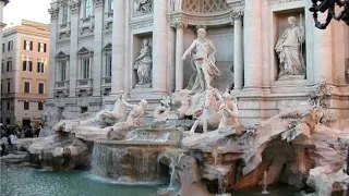 Рим фонтан де Треви. Roma fontana di Trevi.