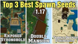 Top 3 Best Spawn Seeds for Minecraft Bedrock 1.17(2021) || Double Mansion Seed(MCPE,Windows 10)