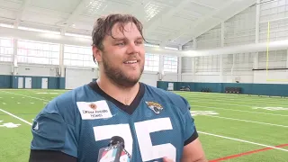 Full interview: Cooper Hodges thrilled to be back on the practice field for Jaguars