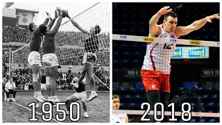 Volleyball Block Evolution 1950 - 2018 (HD)