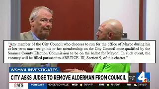 City asks judge to remove alderman from council