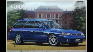 Обзор Subaru Legacy Touring Wagon GT/B Spec Aoshima 1/24 (сборные модели)