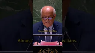 "Is this the war some of you are defending?": Palestinian ambassador speaks at United Nations