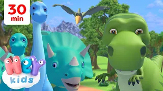 Voici les dinosaures et Plus! | Chansons pour Enfants | HeyKids - Chansons des maternelles