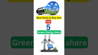 Top 5 Renewable Energy Stocks | Best Stocks to buy now | Green energy | Solar | Wind energy Shares