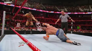 Batista attacks John Cena