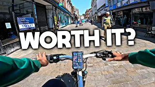 Delivering KFC on my E-BIKE in Lincoln! I REALLY STRUGGLED to make MONEY here!