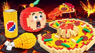 Apu's Pizza Volcano Challenge [2 Hour!] Lego Friends Adventures | Lego Food