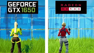 GTX 1650 vs RX 580 | Fortnite Performance Mode 1080p