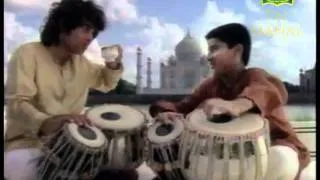 Wah Taj Ad featuring Ustad Zakir Hussain and Aditya kalyanpur 1990