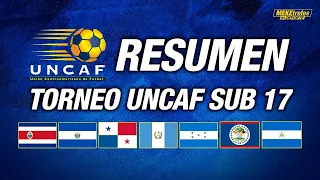 EL RESUMEN DE LA JORNADA | Tabla de posiciones Y Goles  | UNCAF SUB 17