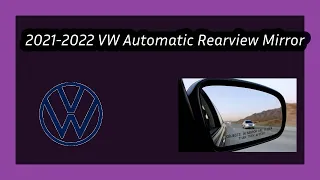 VW Atuomatic Side Mirror Lowering in Reverse Setup, and auto mirror folding when locking