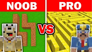 Celui qui construit le meilleur LABYRINTHE GÉANT PIÉGÉ GAGNE (noob vs pro)