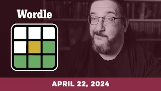 Doug plays today's Wordle Puzzle Game for 04/22/2024