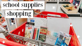 back to school supplies shopping vlog + giveaway 2020-2021