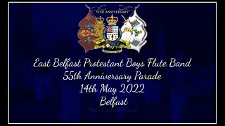 East Belfast Protestant Boys Flute Band Finish Their Own 55th Anniversary Parade 14/05/22