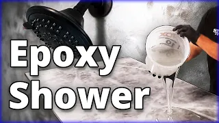 Epoxy Shower Panels Made Easy 🚿 | Stone Coat Countertops