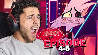 L'ÉPISODE DU TRAUMA.. 😰 REACTION HAZBIN HOTEL EPISODE 4 & 5 | FR